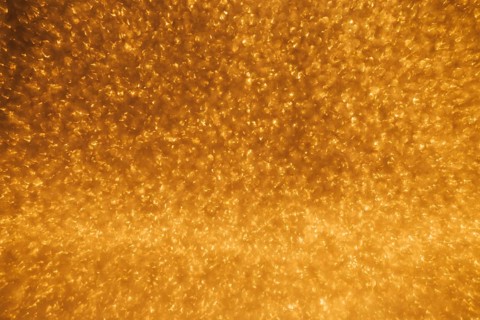Close up golden drops