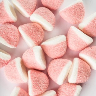 Close up soft winegums