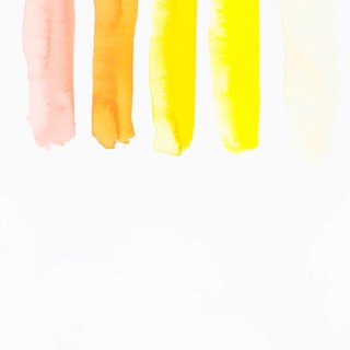 Colored paint strokes white