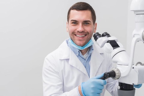 Friendly dentist
