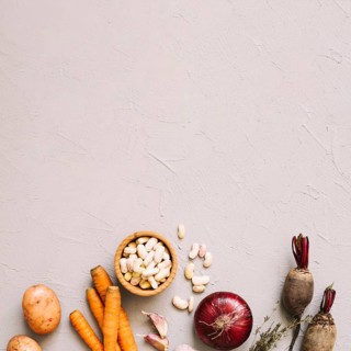 Harvested different vegetables