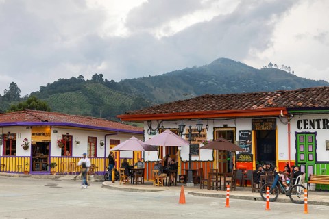 Historic Paisa-style houses