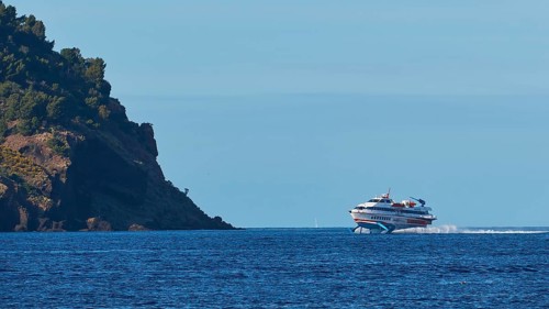 Hydrofoil at full speed