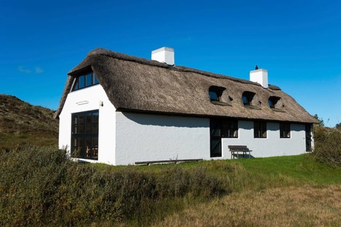 Thatched house at Rabjerg Mile