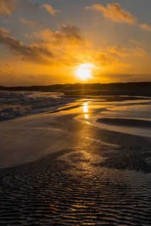 Baltic Sea beach where the North Sea and Baltic Sea meet