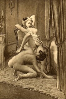 Man and woman having sex
