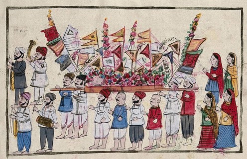 A funeral procession