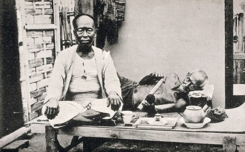 Two opium smokers