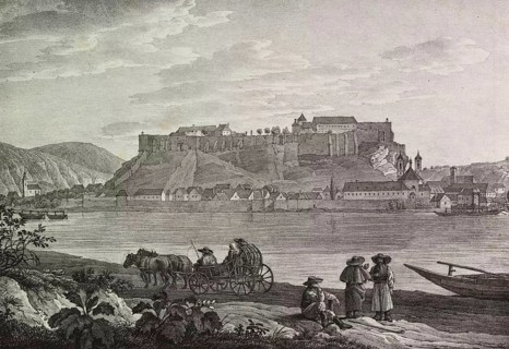 Die Donau bei der Stadt Gran