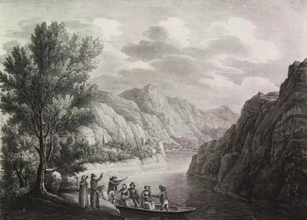 The Danube in Lower Austria. Area near Sirblingstein