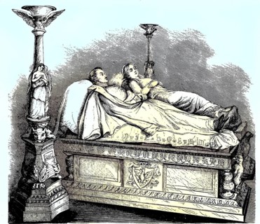 The tomb of Frederick William III and Queen Louise of Prussia