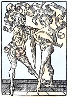 Er tanzt und pfeift nach ihrer Melodie