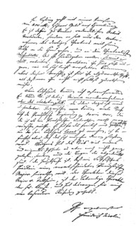 Part of a letter from Friedrich Nicolai to Meinhard in Erfurt