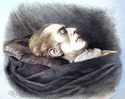David Friedrich Strauss on the deathbed