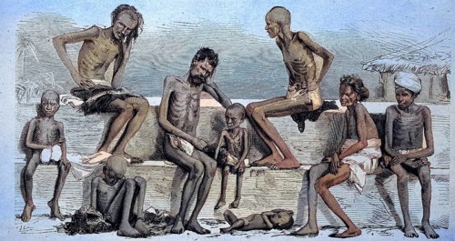 Starving natives in the presidency of Madras