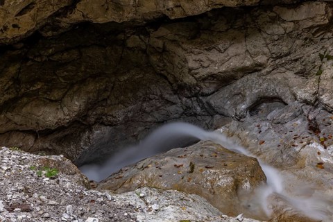 Waterfall in the rose garden Gorge