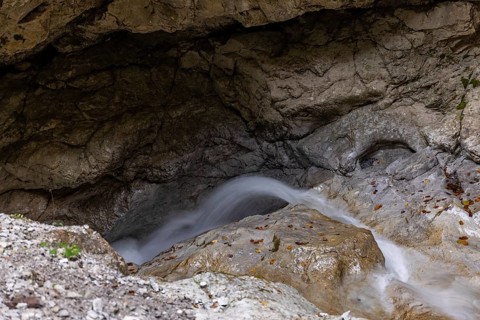 Waterfall in the rose garden Gorge