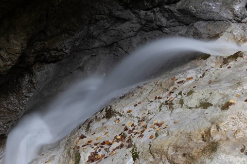 Waterfall in the rose garden Gorge