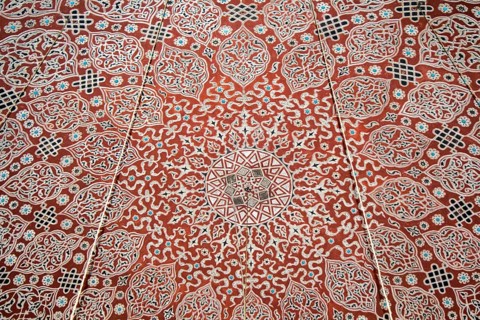 Floral art pattern example of the Ottoman time