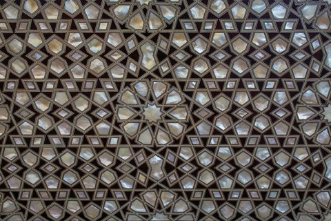 Ottoman art example of Mother of Pearl inlays from Istanbul