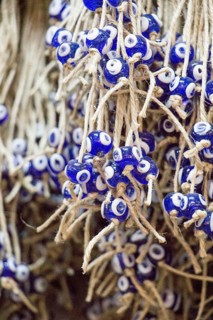 Set of evil eye bead as Amulet souvenir from Turkey