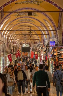 The Grand Bazaar in Istanbul is one of the largest and oldest covered markets in the world