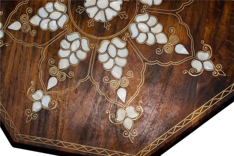 Ottoman art example of Mother of Pearl inlays on a tray