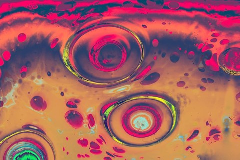 Ebru marbling handmade art