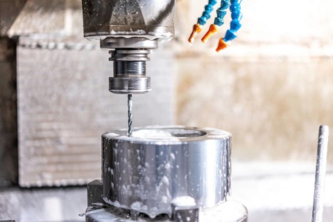 Machines from the metal industrial factory in the numerical control sector