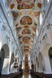 The baroque monastery church of St George