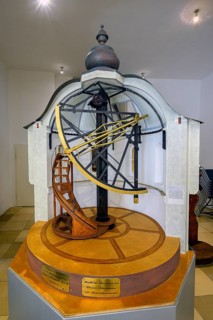 Model of the observatory in the museum of the monastery