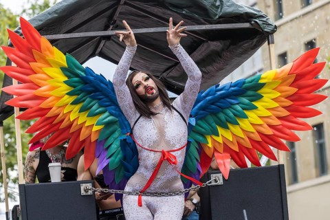 Dragqueen. Christopher Street Day