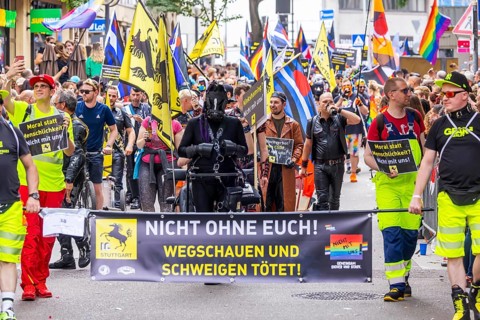 The LC Stuttgart leather club fights against bans on participation by individual groups