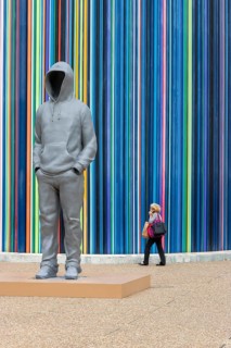 Sculpture from the series THE EXTATICS 2023 - outdoor art and in the background of Raymond Moretti's sculpture Le Moretti