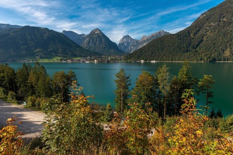 Village of Pertisau at the Karwendel nature reserve
