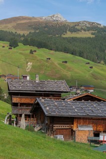 Historic farmhouses in the hamlet of Gemais
