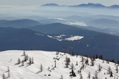 Chairlift in the Gerlitzen ski area
