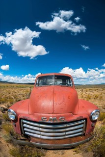 Decommissioned classic car