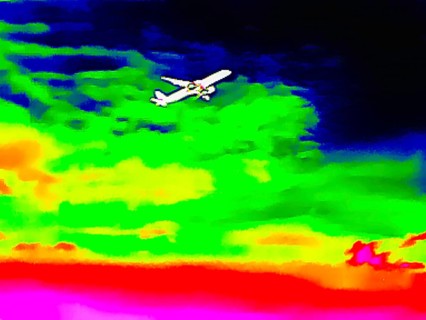 Aeroplane taking off