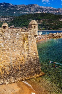 View from the walk on the old city wall