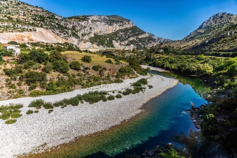 Moraca river valley