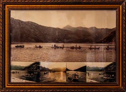 Photo of the formation of the island