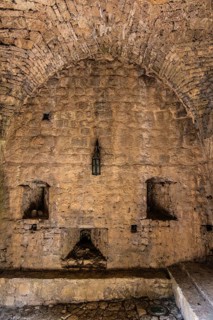 Back of the Gavedola tower of the fortress wall