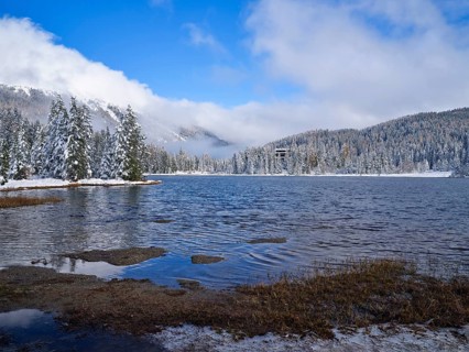 Winter landscape at Prebersee