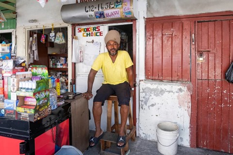 Rastafari shopkeeper