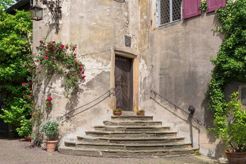 Entrance to a historic winegrower's house
