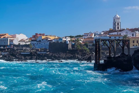 Former loading dock in the old harbour of Garachico