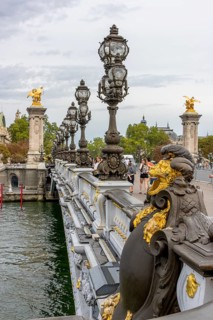 Pont Alexandre III is a bridge built in the Neo-Baroque style