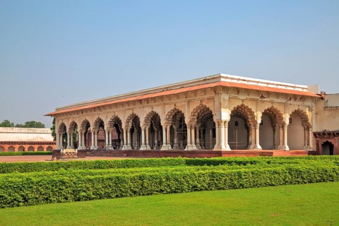 Agra Fort is a historical fort in the city of Agra in India