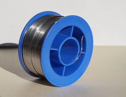 Solder wire spool